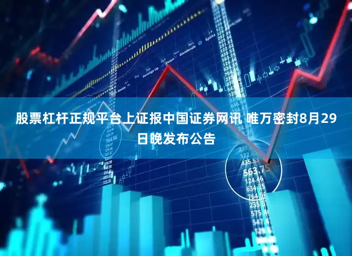 股票杠杆正规平台上证报中国证券网讯 唯万密封8月29日晚发布公告